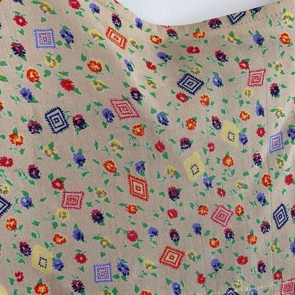 Vintage 70’s Counterparts Beige Patchwork Vest - Picture 6 of 7